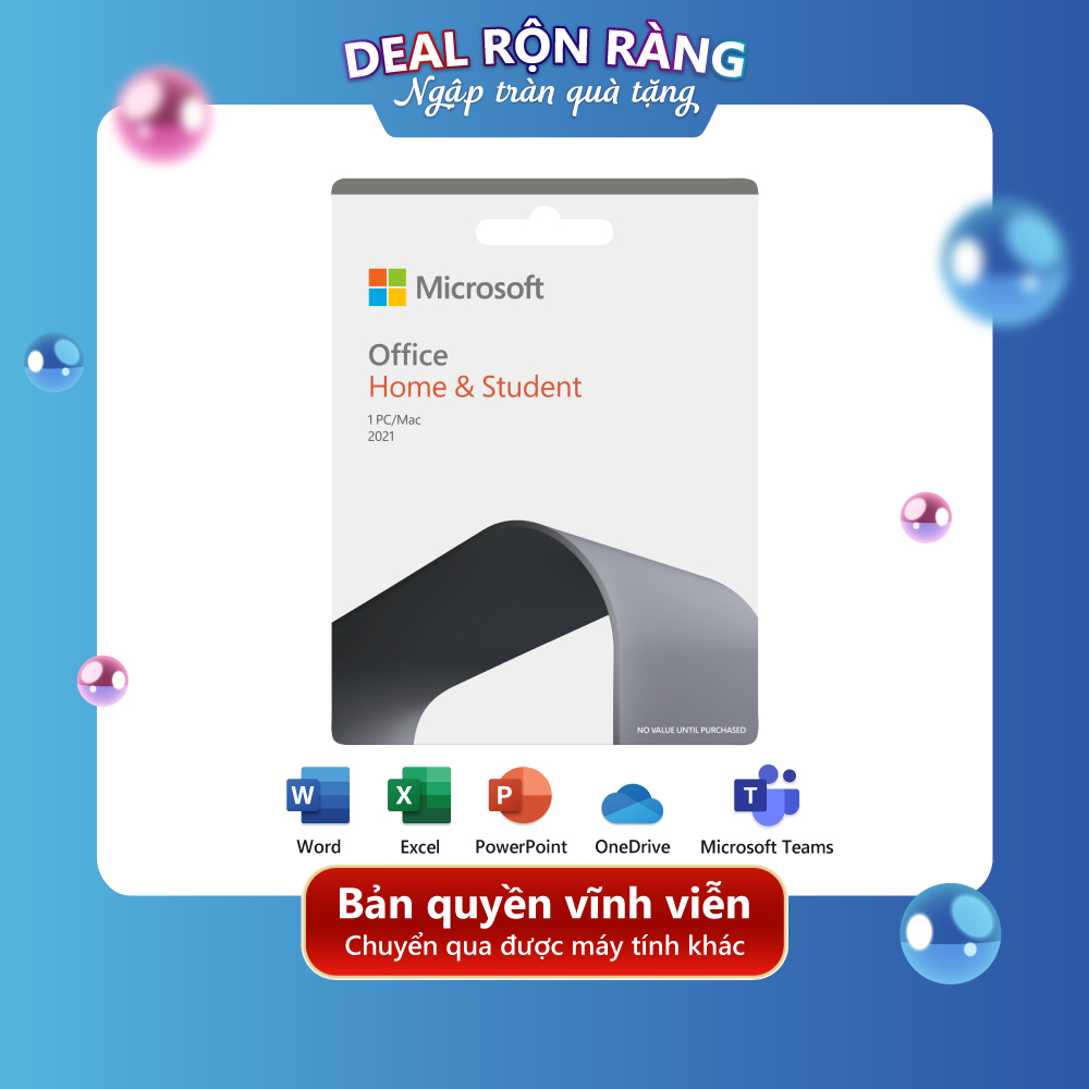 Phần mềm Office Home 2024 (EP2-06811) | Dùng vĩnh viễn | Dành cho 1 thiết bị | Word, Excel, PowerPoint