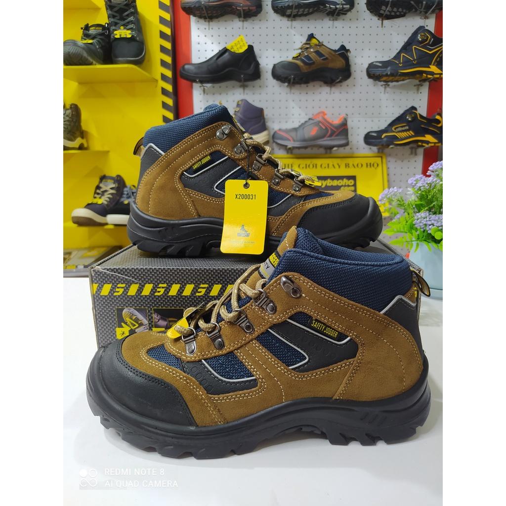 [Hàng Chính Hãng] Giày Bảo Hộ Safety Jogger X2000 Chống Thấm Nước, Mũi Thép Chống Va Đập Mạnh, Đế Thép Chống Đâm Xuyên