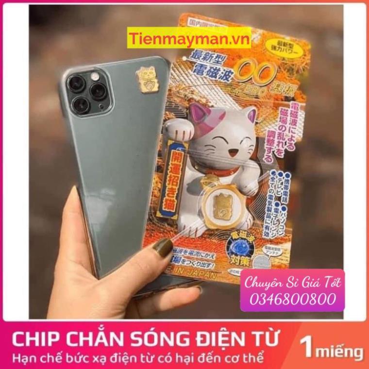 Chip Ngăn Bức Xạ Điện Từ HiToKi Nhật Bản( Mèo Thần Tài) Chính Hãng