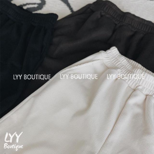 Quần nỉ tăm dầy dặn dáng quần JOGGER nữ bo chun dưới freesize 5 màu