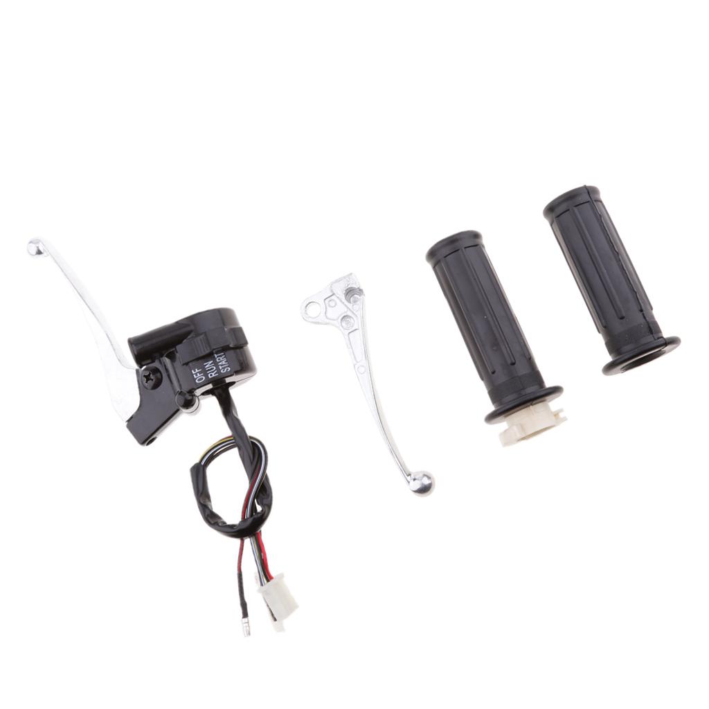BRAKE LEVER GRIP THROTTLE CABLE SWITCH FOR YAMAHA PEEWEE PW 50 PY50