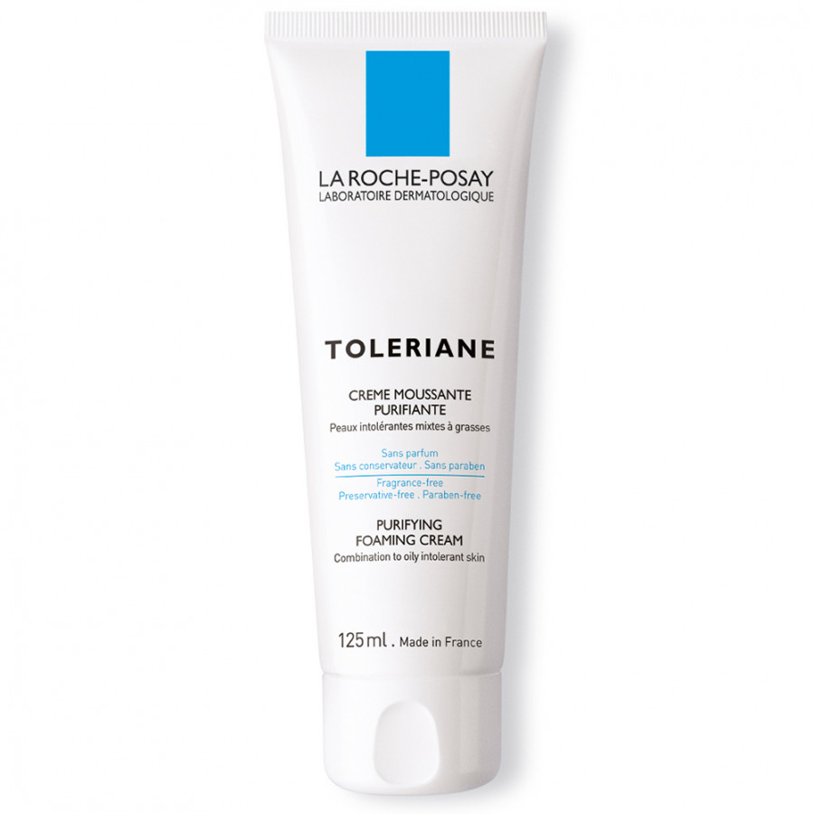 Sữa rửa mặt tạo bọt cho da hỗn hợp & da dầu rất nhạy cảm & kích ứng La Roche-Posay Toleriane Foaming Cream