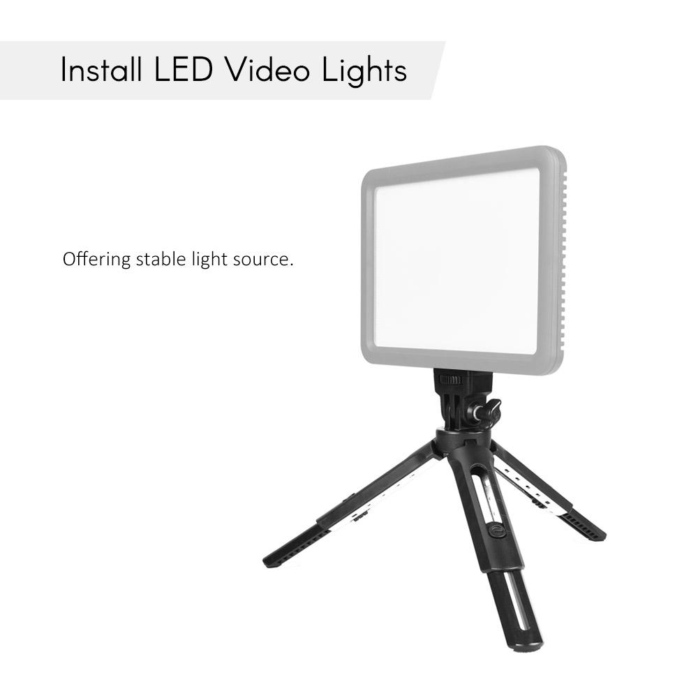 Chân đế gấp ba chân mini Godox MT01 để bàn có vít gắn 1/4 "5 mức có thể điều chỉnh cho Godox AD200 Godox A1