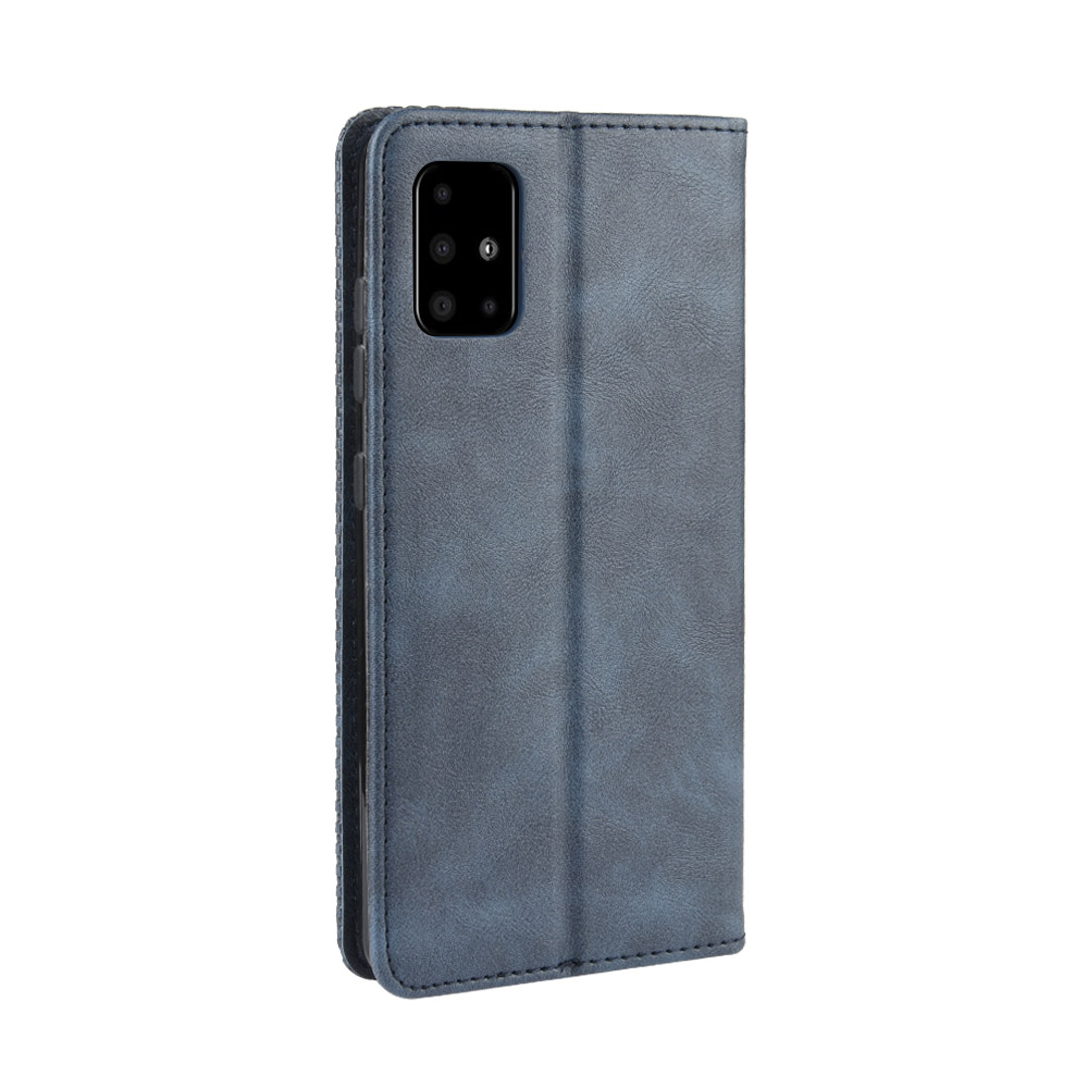 Bao da dạng ví, nam châm dành cho Samsung Galaxy A51 Luxury Leather Case - Hàng nhập khẩu