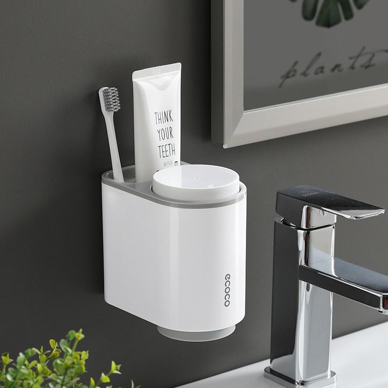 Kệ Nhà Tắm, Giá Đựng Cốc Và Bàn Chải Đánh Răng Dính Tường
