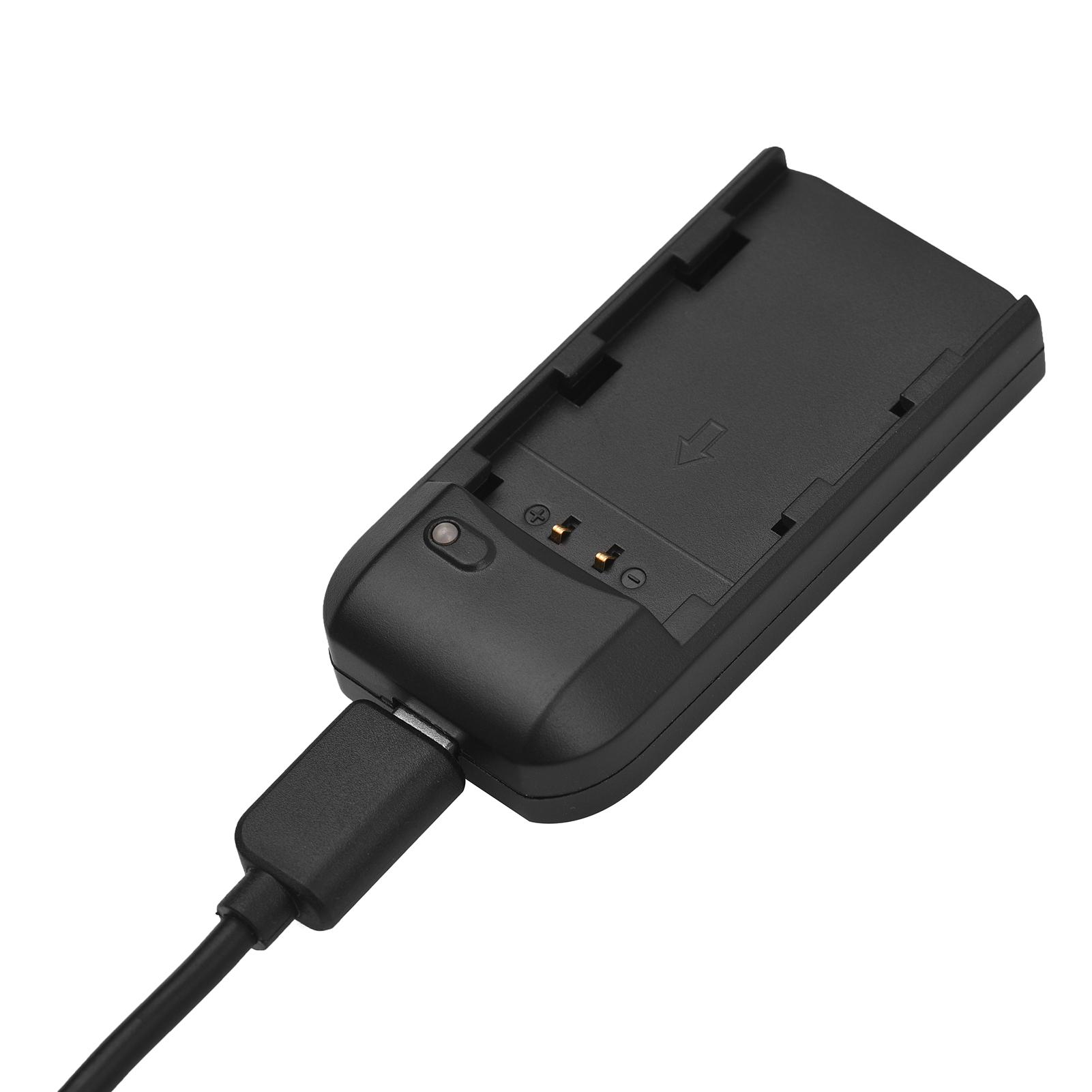 Mini Portable NP-FV5 PLUS Battery Charger with Indicator Light USB Charging Cable