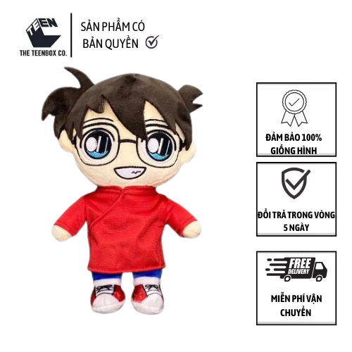 Thú bông Conan Áo Dài size M - Sản Phẩm Có Bản Quyền, Phân Phối Bởi Teenbox