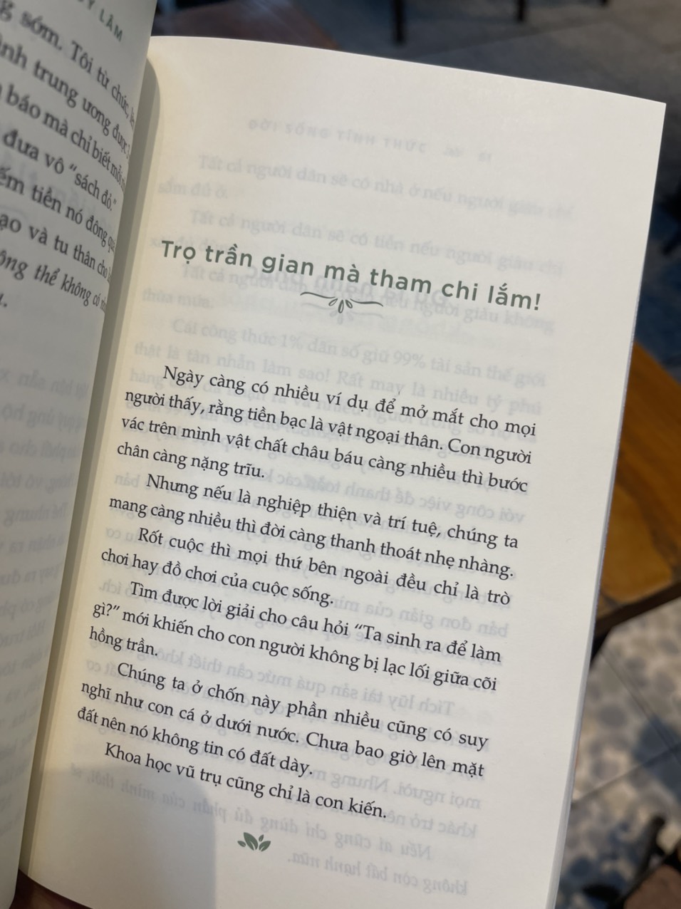 (Sách của người bỏ phố về rừng) ĐỜI SỐNG TỈNH THỨC - Đoàn Quý Lâm – Khai Tâm – bìa mềm