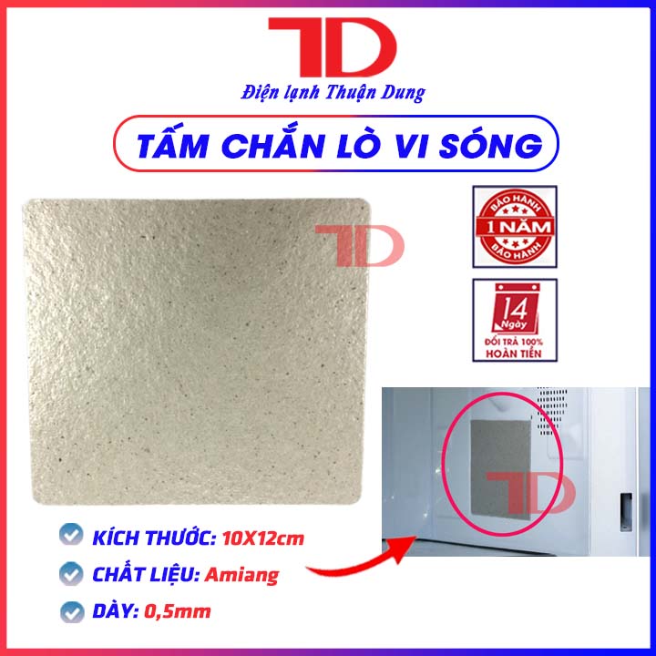 Tấm chắn lò vi sóng 10x12 cm