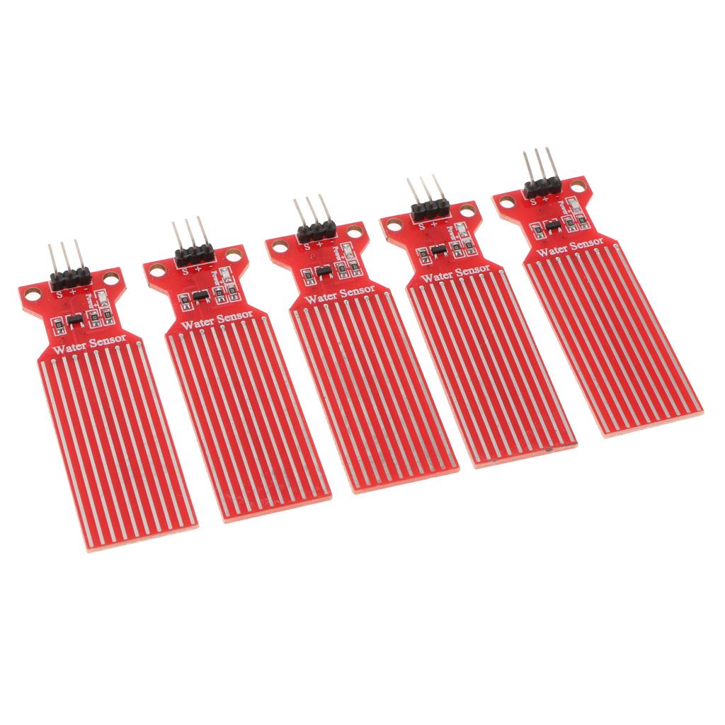 5 Miếng Nước Mưa Cảm Biến Mức Chất Lỏng Cảm Biến Phát Hiện Cho Arduino
