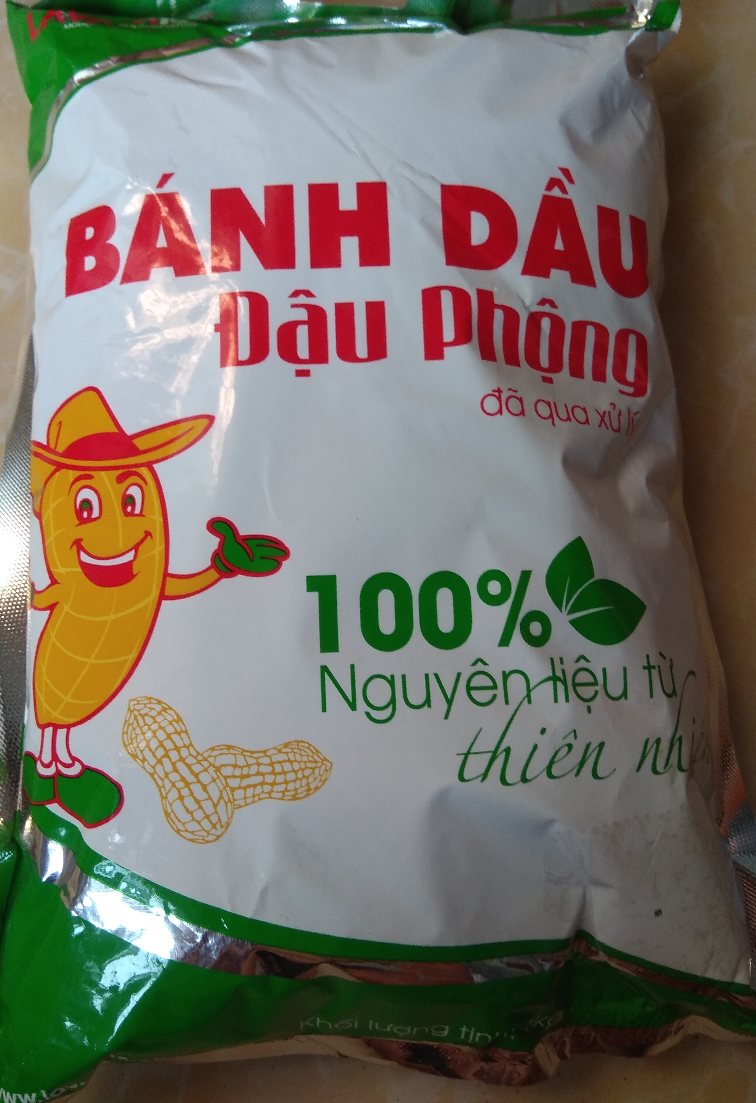 Bánh dầu đậu phộng đã qua xử lý- gói 1 kg