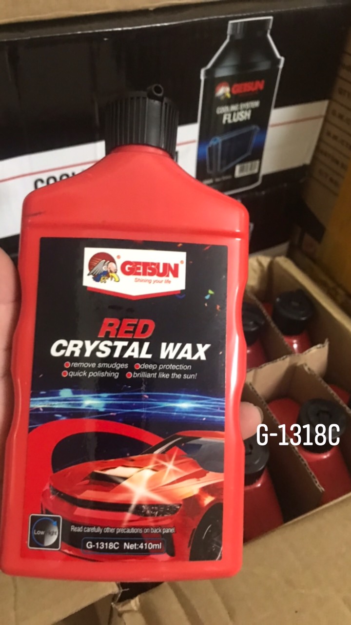 [G-1318C] Sáp làm đẹp xe cao cấp Red Crystal Wax