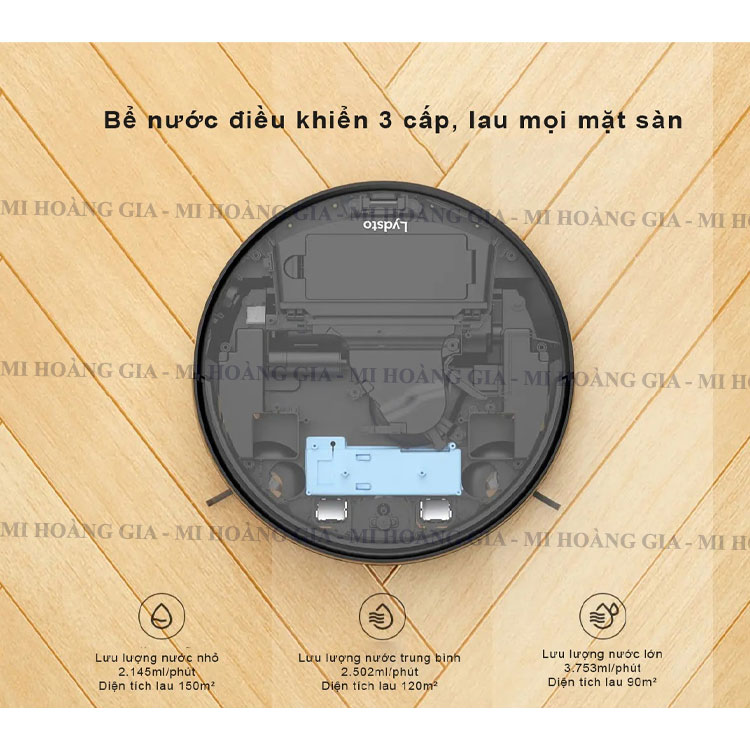 Robot Hút Bụi Lau Nhà XIAOMI Lydsto G1, Diện Tích Hoạt Động 200m2, Công Suất 28W - Hàng Chính Hãng