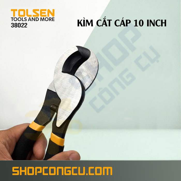 Kìm cắt cáp 10 inch Tolsen 38022