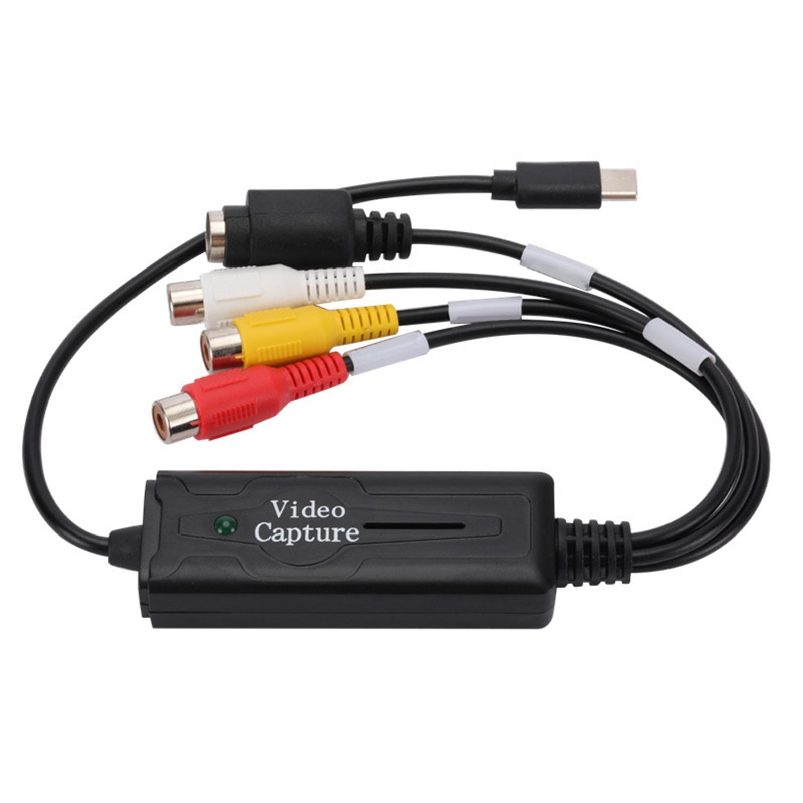 RCA to USB Converter Digital Via USB 3.1 Port Audio for PC/Mobile