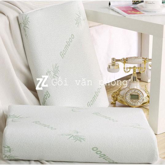 Gối Cao Su Non Chống Ngáy Ngủ Và Đau Đốt Sống Cổ BamBoo Chính Hãng----GDH03