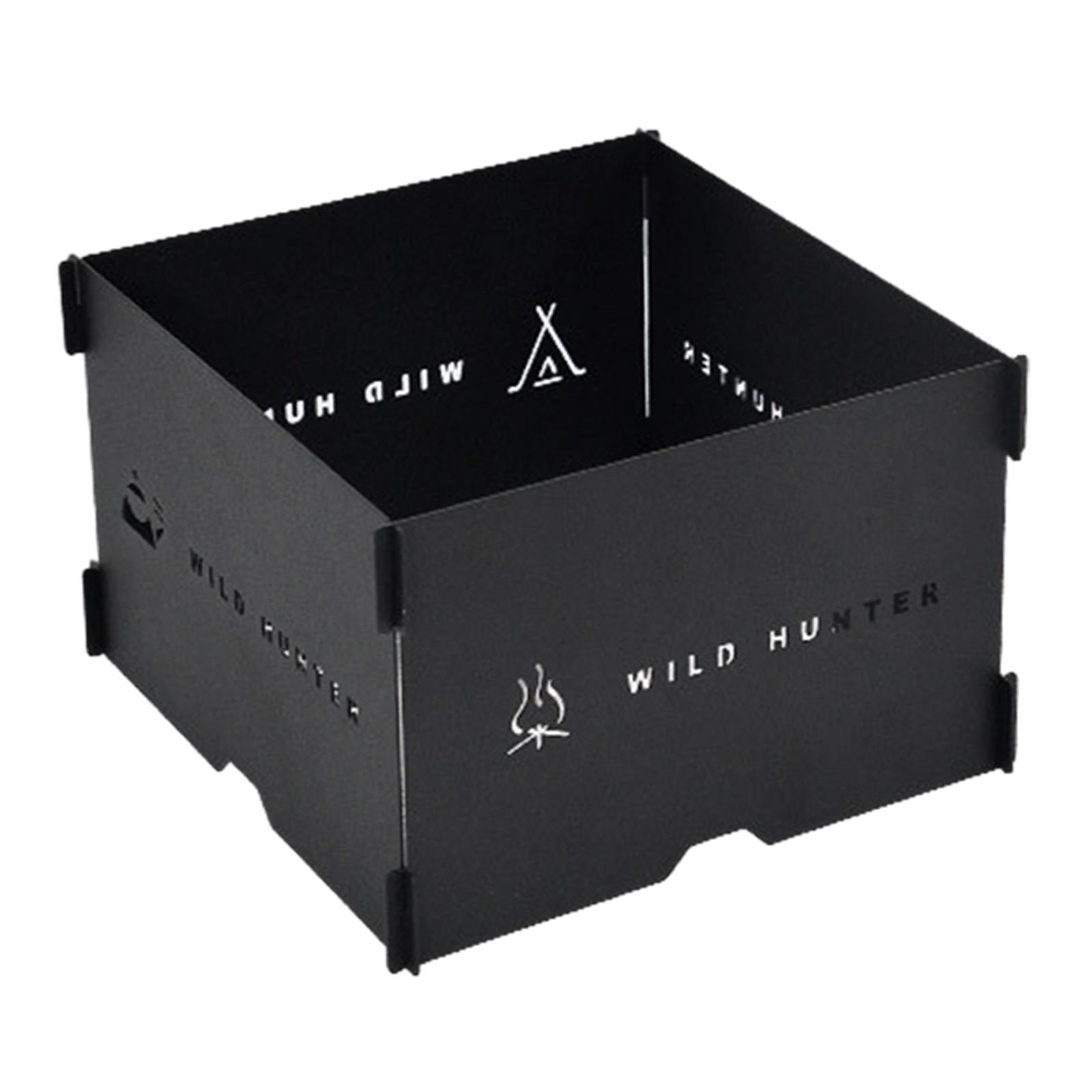 Camping Furnace Windscreen Gas Cassette Windshield with Carrying Bag Rack Multifunctional Cooker Wind Screen for BBQ Backpacking