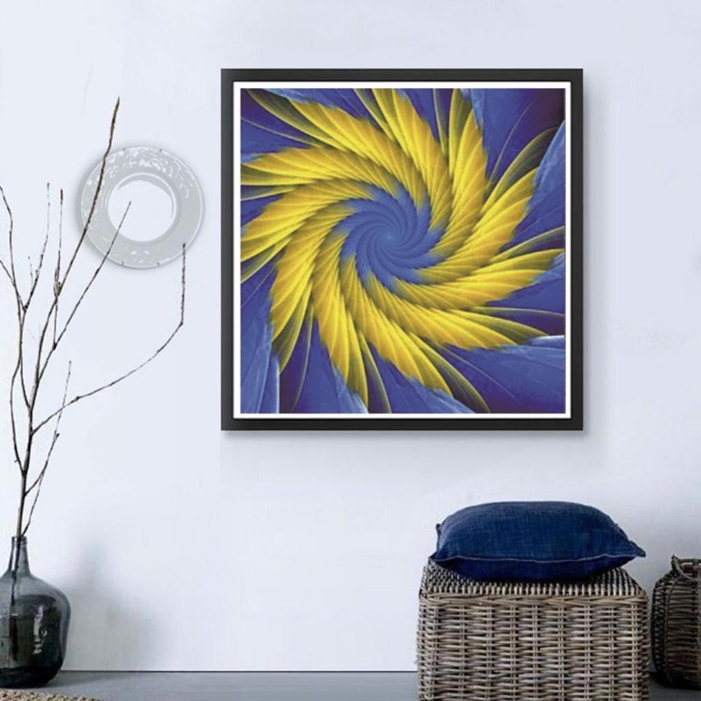 Magic Flower DIY 5D Diamond Painting for Adult Beginners Embroidery Kit Home Wall Hanging Decor Craft