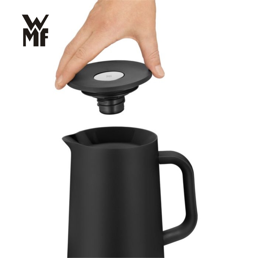 Bình Giữ Nhiệt Cầm Tay WMF VACUUM JUG IMPULSE BLACK Chất Liệu Thép Không Gỉ Cromargan Bền Bỉ - 0690687390