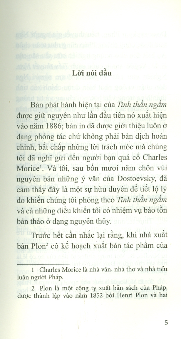 TINH THẦN NGẦM - Tuyển tập truyện ngắn Dostoevsky - Dostoevsky - Nhiều dịch giả - Truongphuongbooks