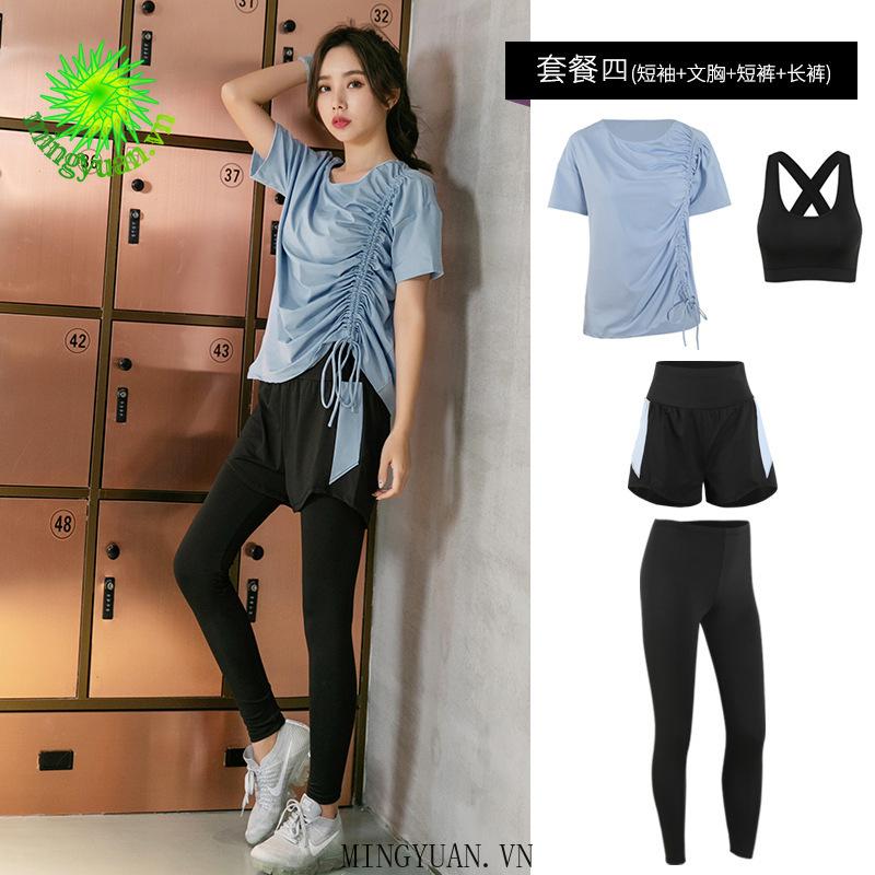 Set Đồ Tập Yoga Dây Rút Thời Trang Cho Nữ
