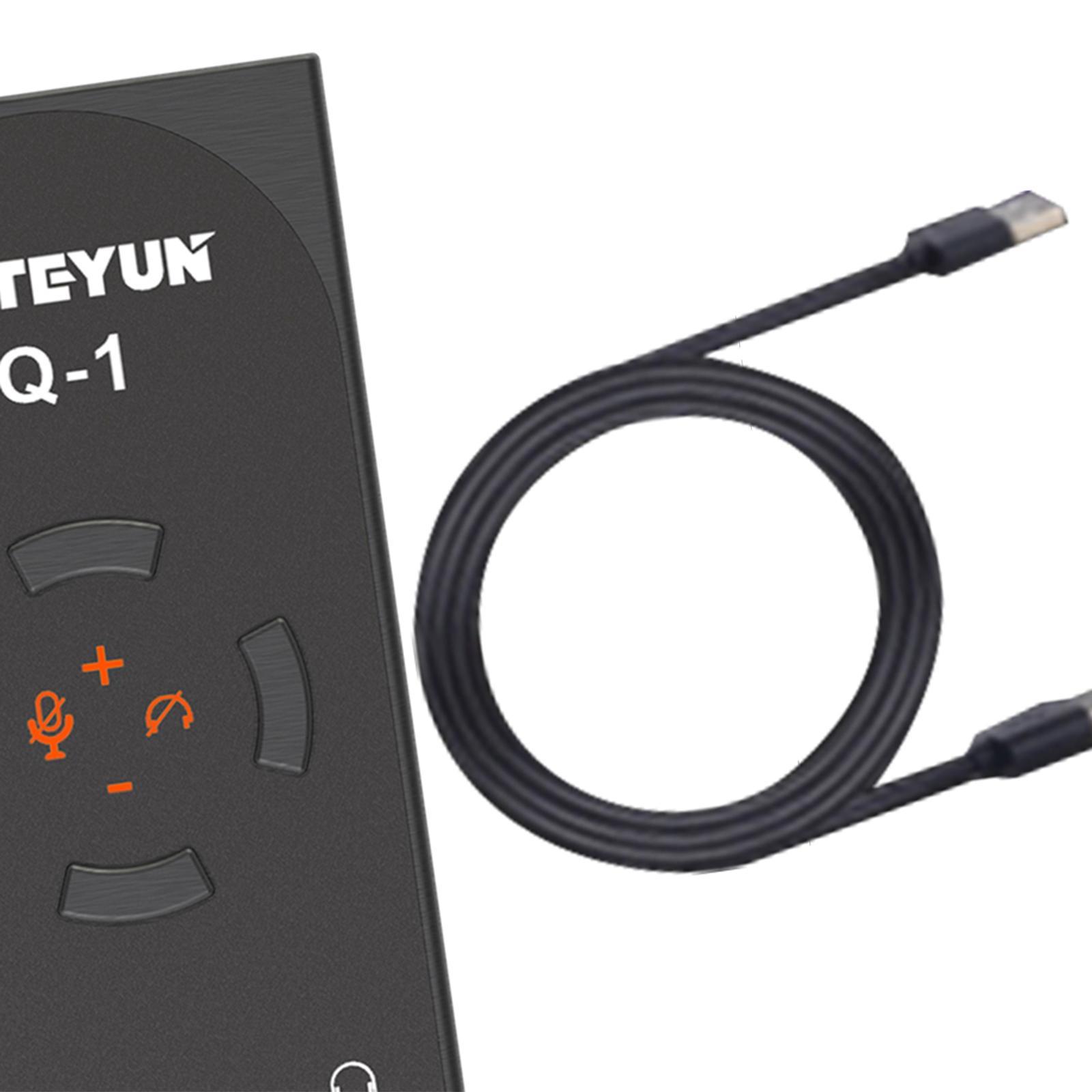 USB 7.1 Channel Stereo Sound Card External Free Driver with 3.5mm Headphone Mic Jack Durable for PC Laptop Computer Plug and Play