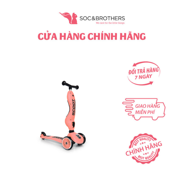 Xe scooter trẻ em Scoot and Ride Highwaykick 1 màu Peach