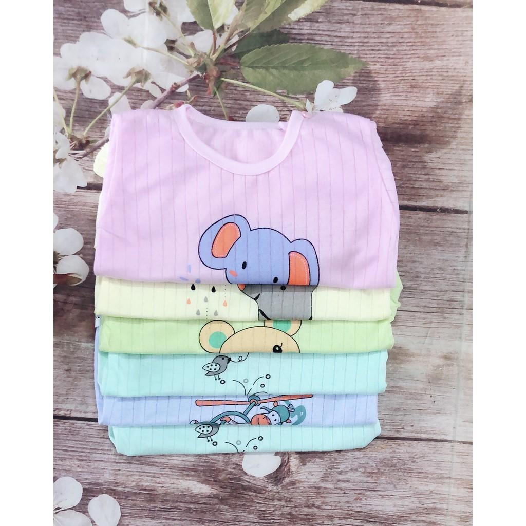 Cộc tay màu - 5 bộ quần áo cho bé