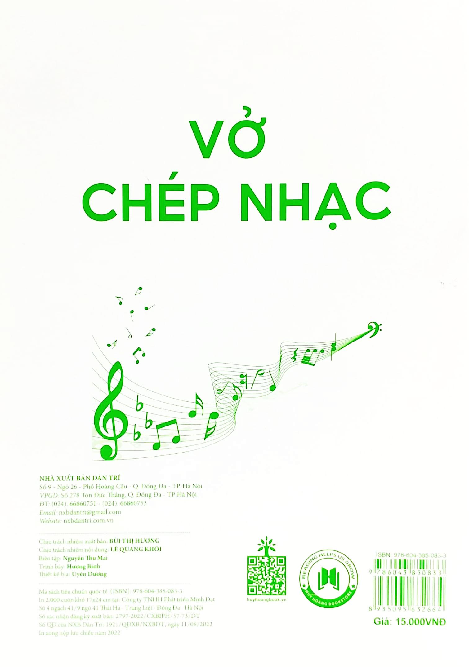 Vở Chép Nhạc - 36 Trang