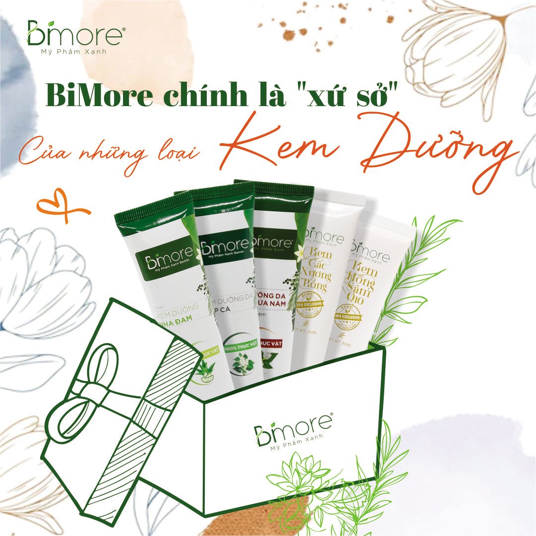 Kem dưỡng da diếp cá Bimore dưỡng ẩm sáng da 30ml