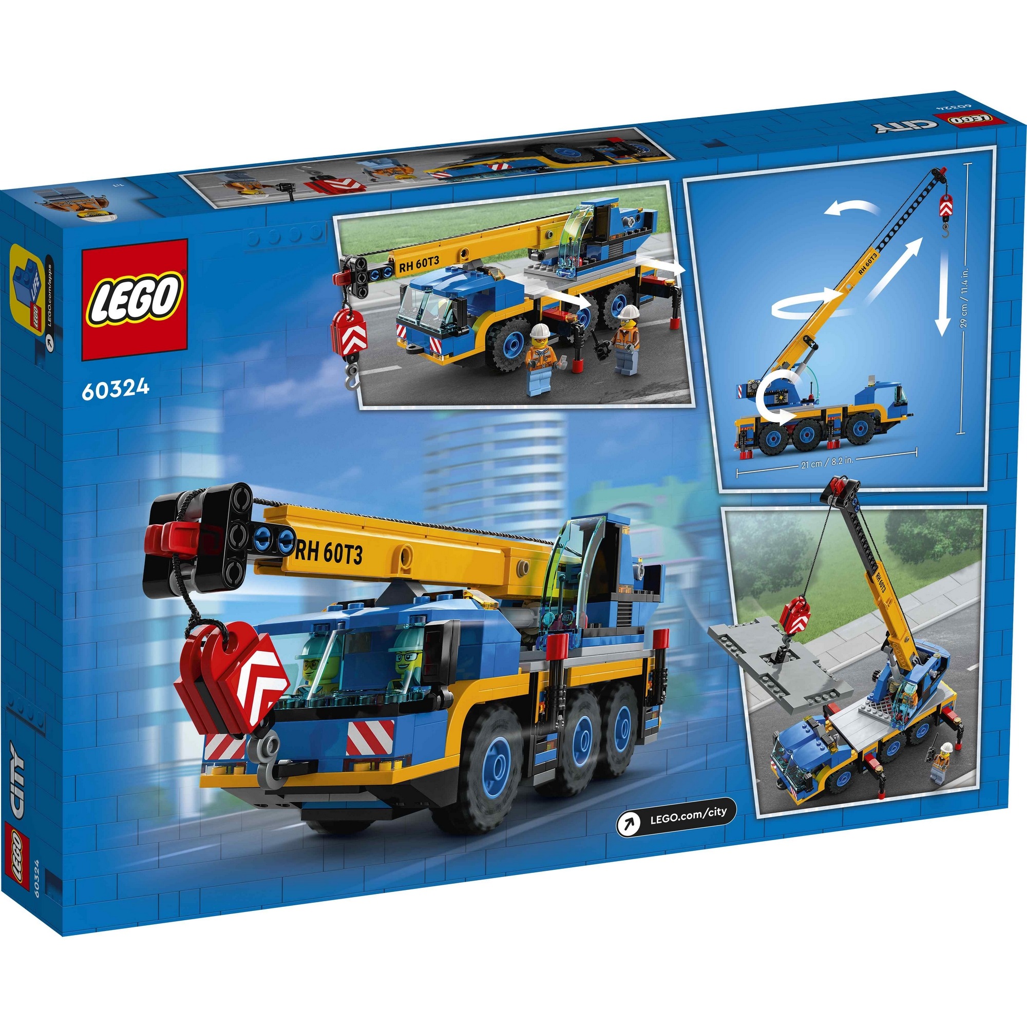 LEGO City 60324 Cần cẩu di động (340 chi tiết)