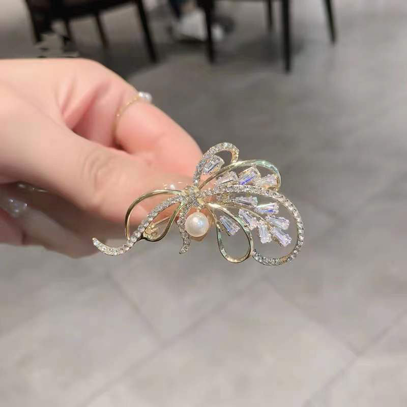 Ghim cài áo - trâm cài Bó hoa uốn lượn