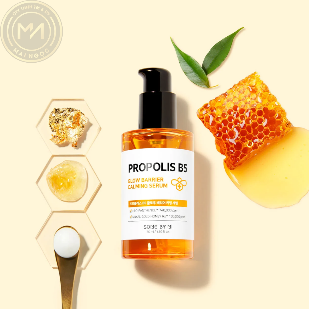 Tinh chất Some By Mi Propolis B5 Glow Barrier Calming Serum 50ml