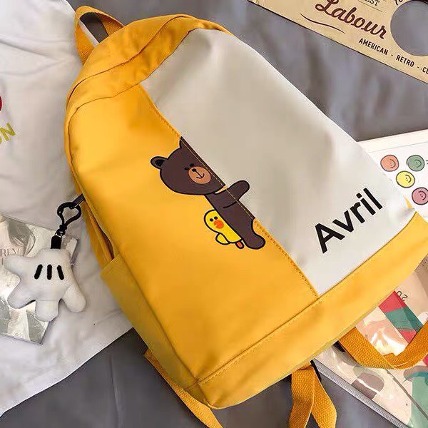 Balo gấu 2 màu siêu xinh, cute. chống thấm nước tốt.