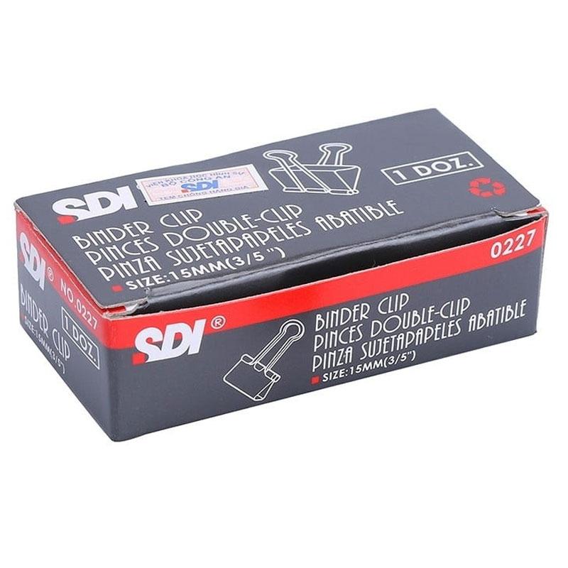 Bộ 2 Kẹp Giấy 15Mm 0227 (12 cái/hộp)