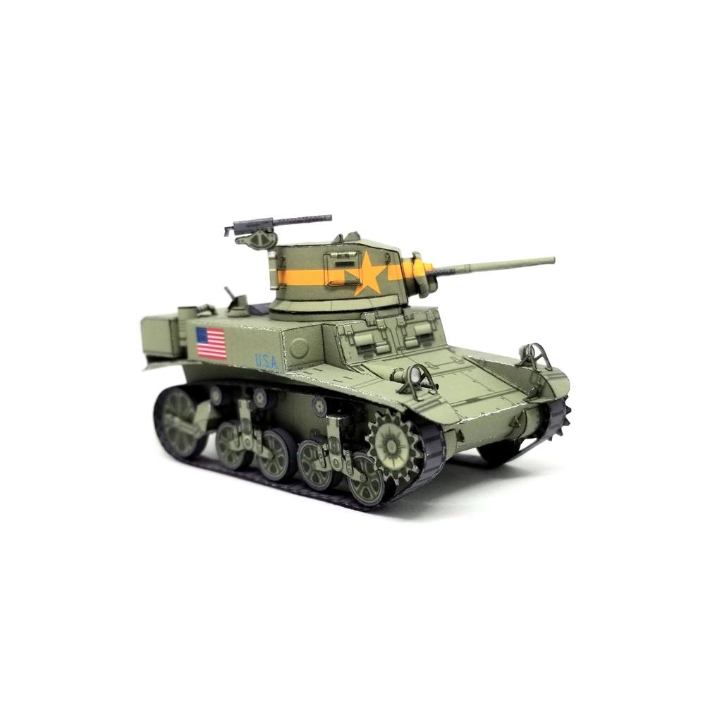 Mô hình giấy 3D  xe tank M3A1 tỉ lệ 1/72