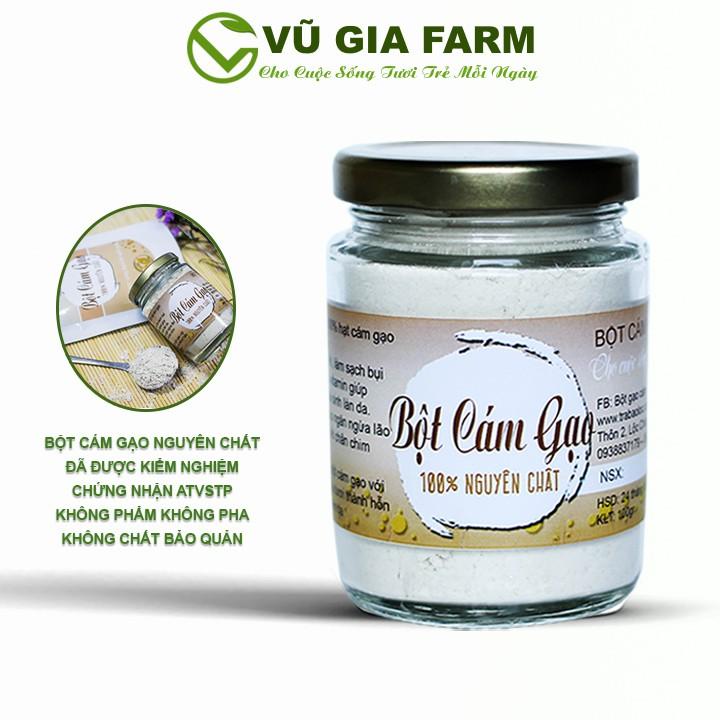 Bột Cám Gạo Nguyên Chất Vũ Gia - Sản phẩm thiên nhiên đắp mặt nạ