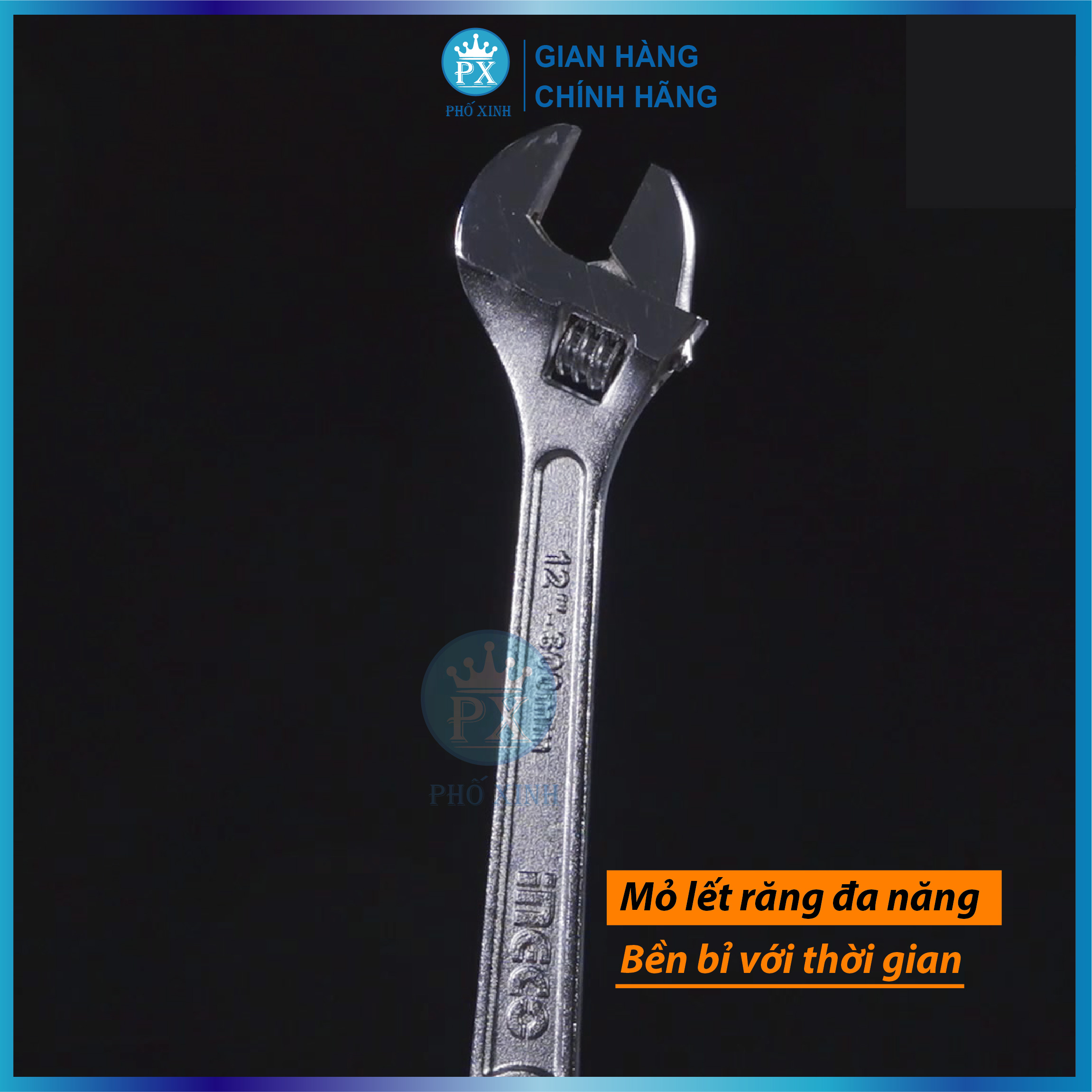 Mỏ lết cầm tay đa năng INGCO HADW131 6&quot; 8&quot; 10&quot; 12&quot; 15” 18”cờ lê thép Cr-V siêu cứng chống rỉ điều chỉnh độ mở sữa chữa tháo mở bulong