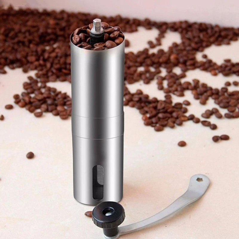 Máy Xay Cafe Mini Cầm Tay Bằng Thép Không Gỉ - Hàng Nhập Khẩu