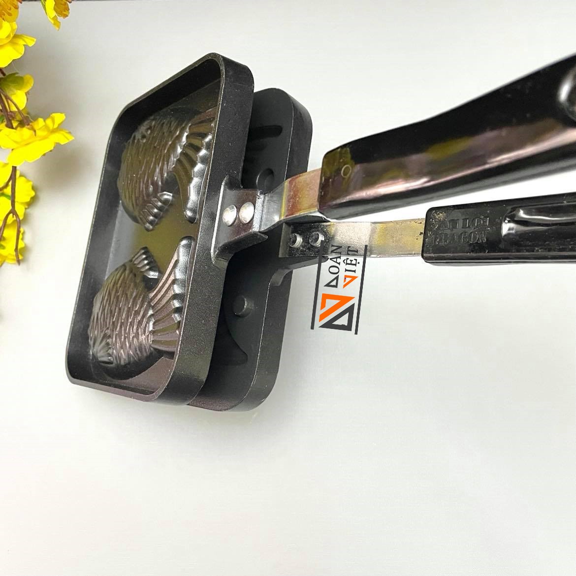 Khuôn Bánh Cá TAIYAKY Nhật Bản Cao cấp- Chống Dính - Khuôn Bánh Nướng Hình Cá 3D sắc nét. Dụng cụ làm bánh Nướng và các loại truyền thống - Loại Tốt Nặng 800g
