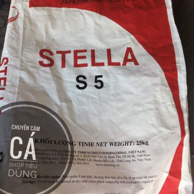 10kg cám Stellaa NEW 40% Đạm Nổi Cho Cá Koi S3 S5 S7 10KG