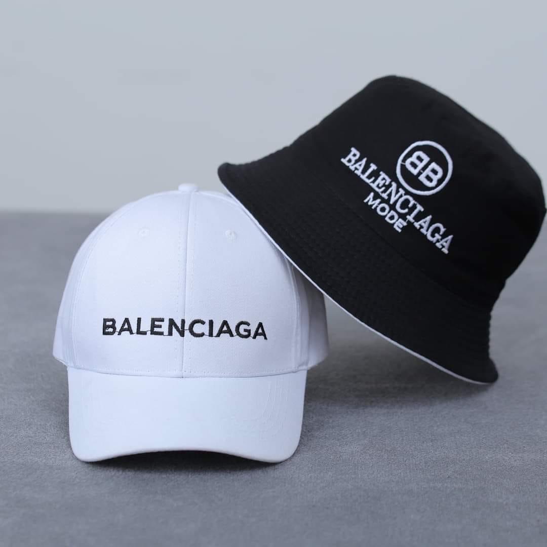 Combo mũ lưỡi trai, nón Bucket nam nữ Balencia vải đẹp Form chuẩn thời trang (Ảnh thật)
