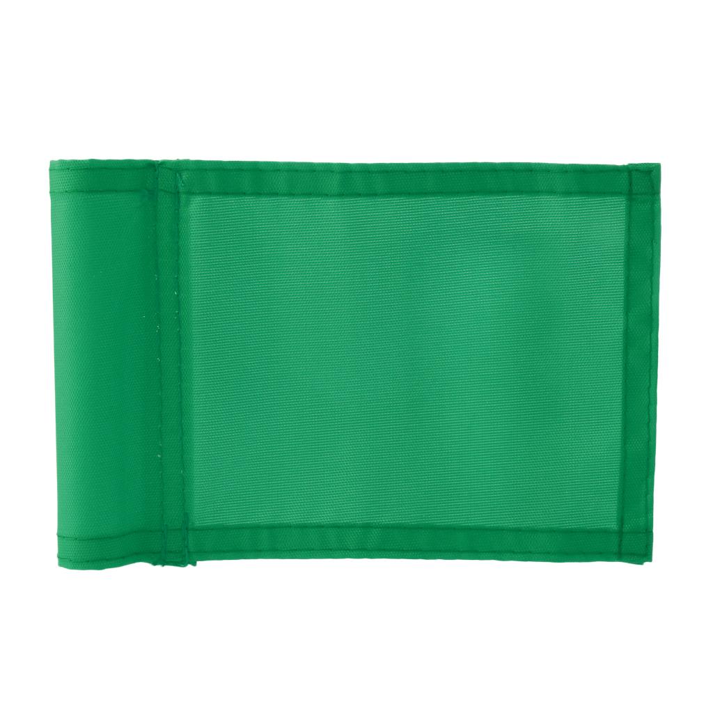 2Pcs Nylon Golf Pole Flag Practicing Putting Green Target Flags 18x13cm