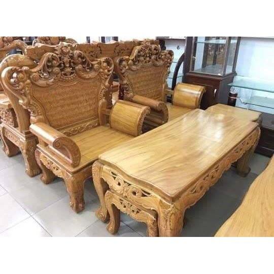 Bộ bàn ghế hoàng gia gỗ gõ đỏ