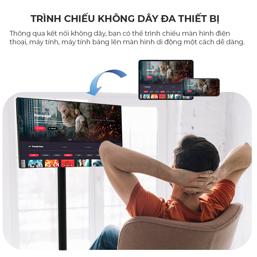 Thiế bị cảm ứng đa nhiệm TOMKO GOWITHME - dùng hát karaoke - làm quà tặng - thiết bị livestream - yoga - TOMKO GoWithMe - Hàng Chính Hãng