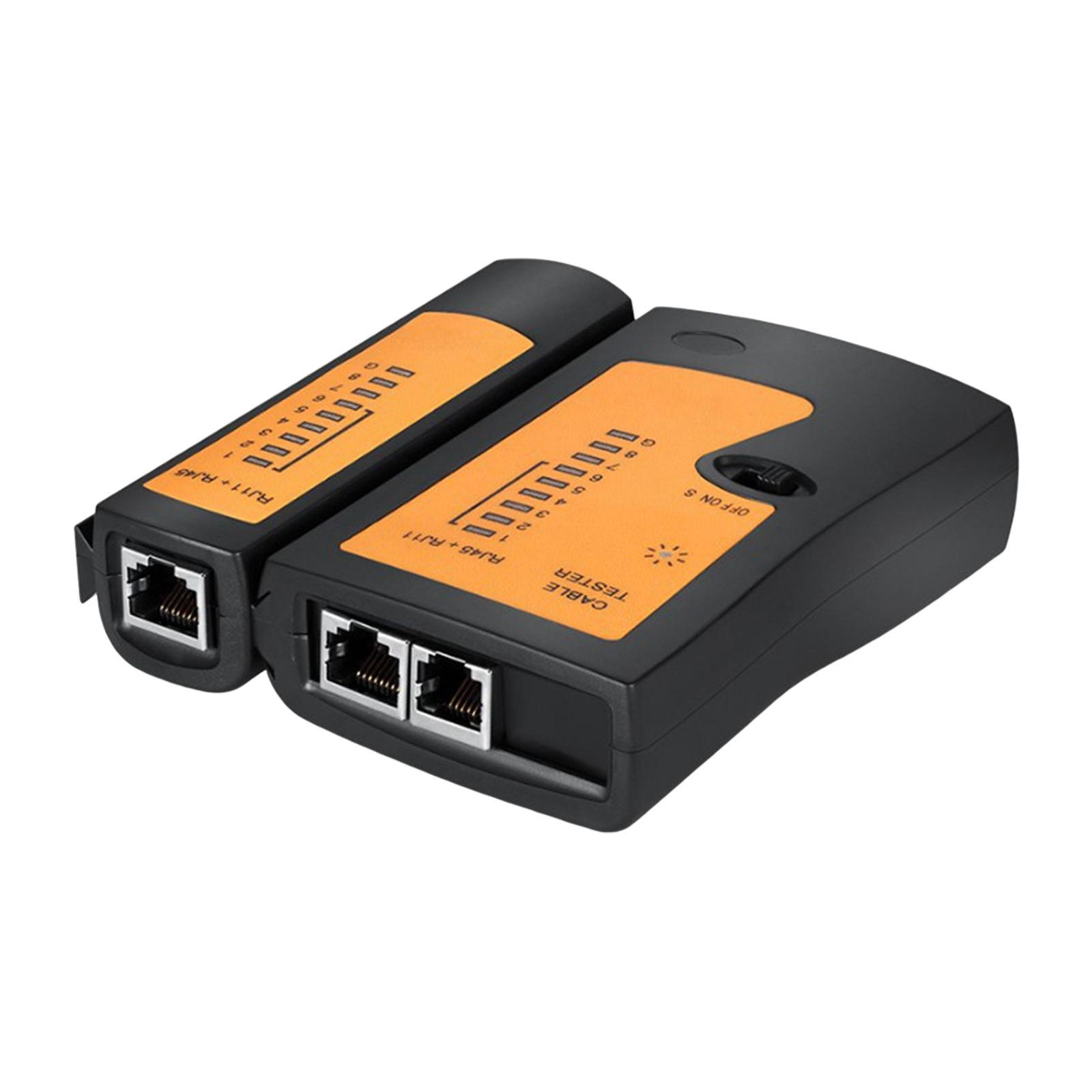 Durable Network Cable Tester for Shorts Opens Crossed Pairs Network Cable