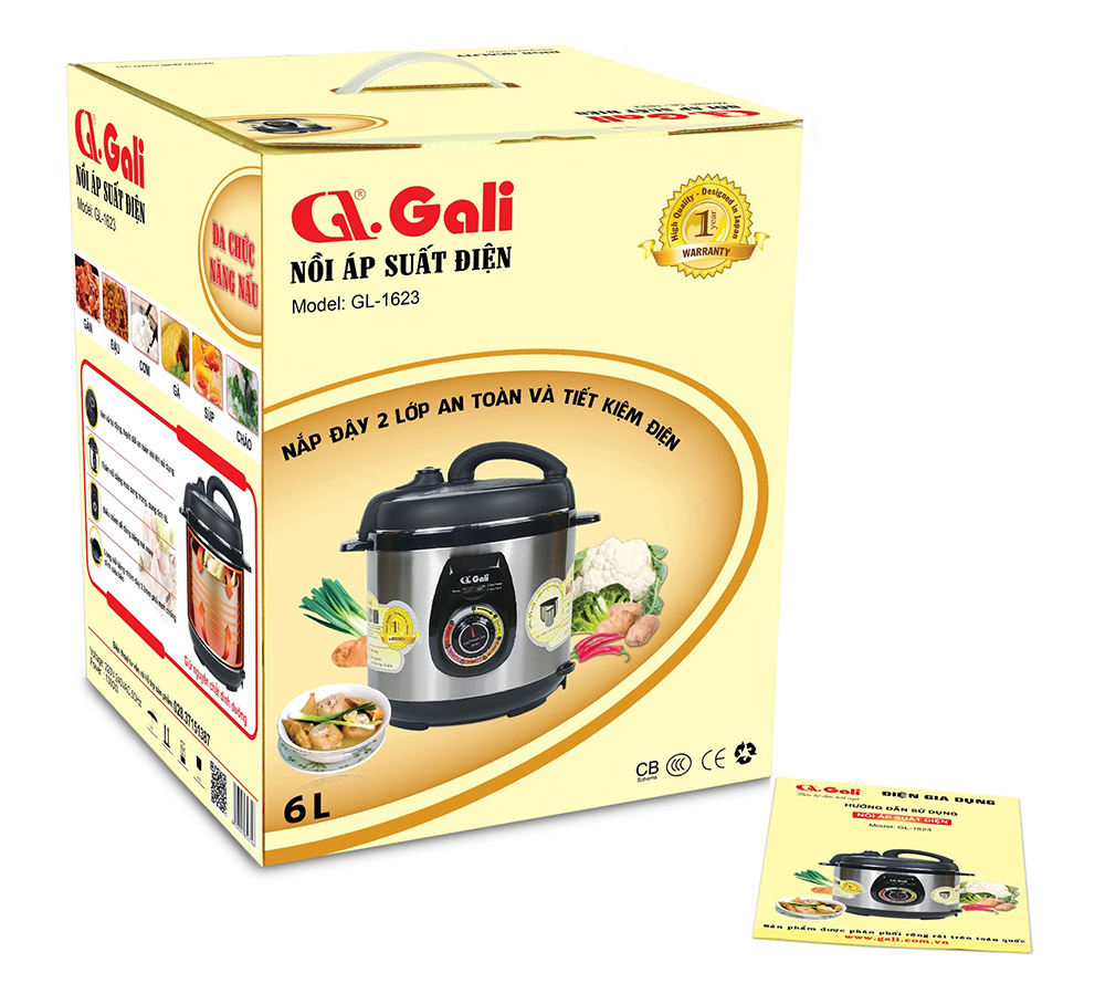 Nồi áp suất điện Gali GL-1623 Hàng Chính Hãng