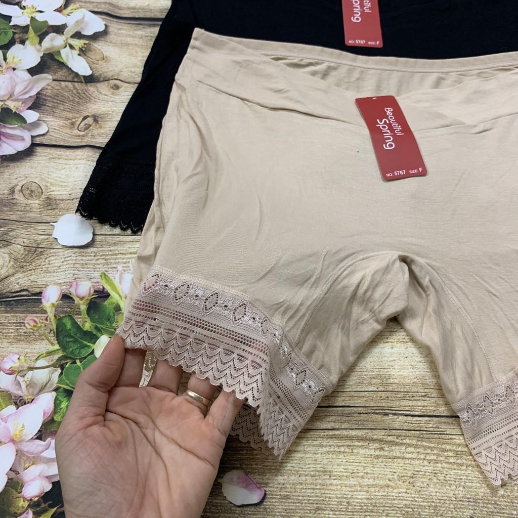 Quần đùi váy cạp chéo ren mặc trong váy