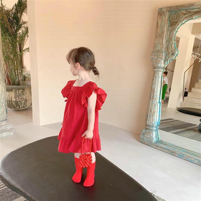 VL85 Size90-130 Đầm bé gái Thời trang trẻ Em hàng quảng châu