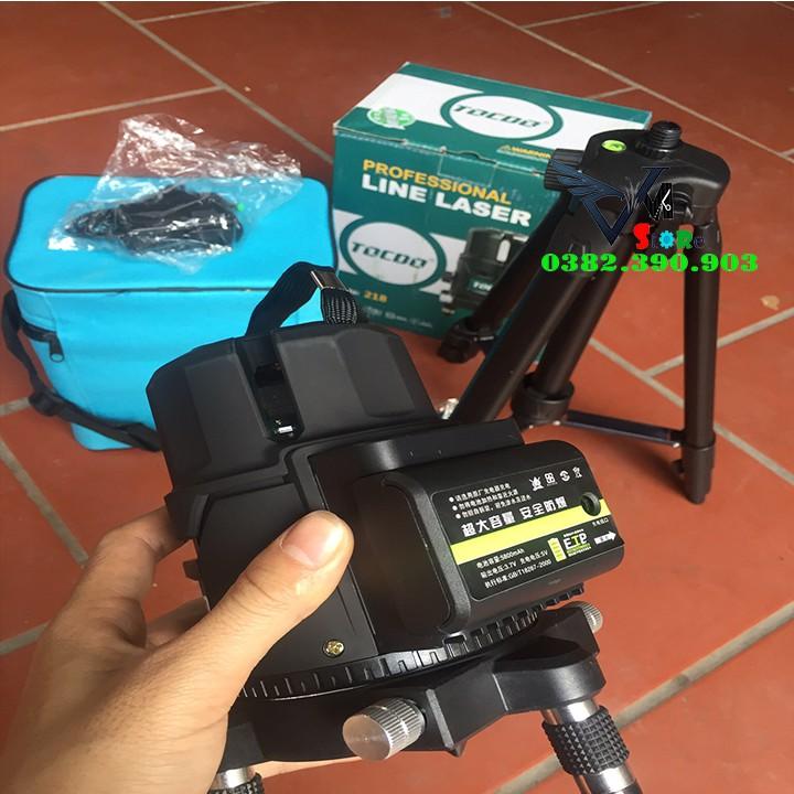 Laser 5 tia xanh TOCDO nút cảm ứng